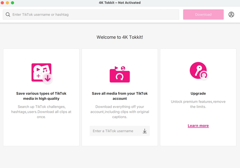 4K Tokkit, TikTok Videos, Hashtags & Accounts Downloader